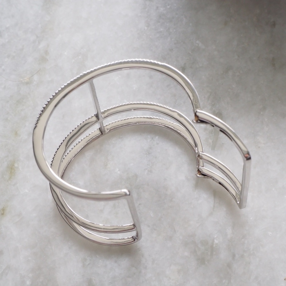 APM monaco silver bangle - Picture 6 of 7